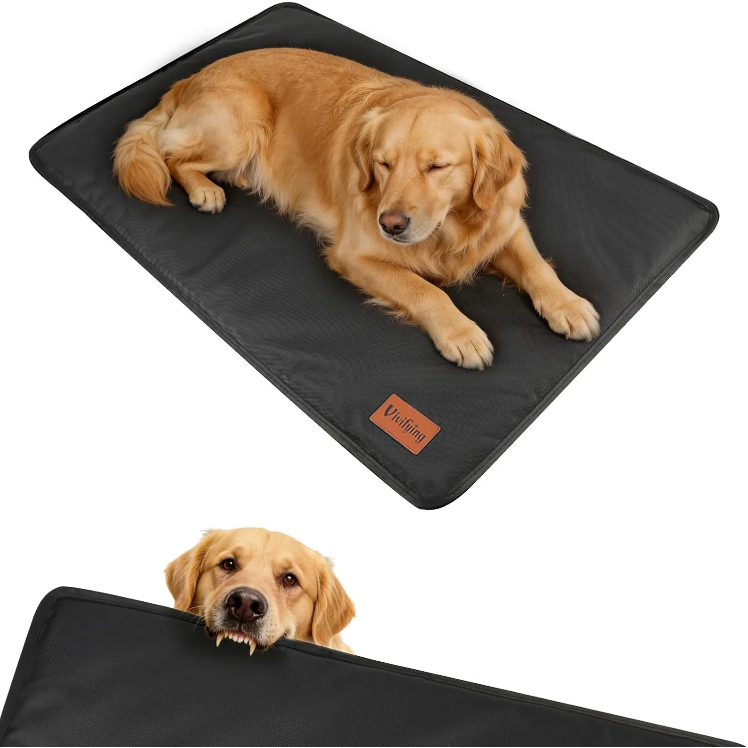 Vivifying Waterproof Crate Pad, 35 x 22 in, 35 x 22 in